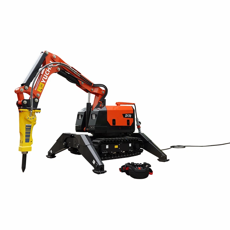 ইউচাই ডি 170 বৈদ্যুতিন রিমোট-নিয়ন্ত্রিত ধ্বংসস্তূপ রোবট